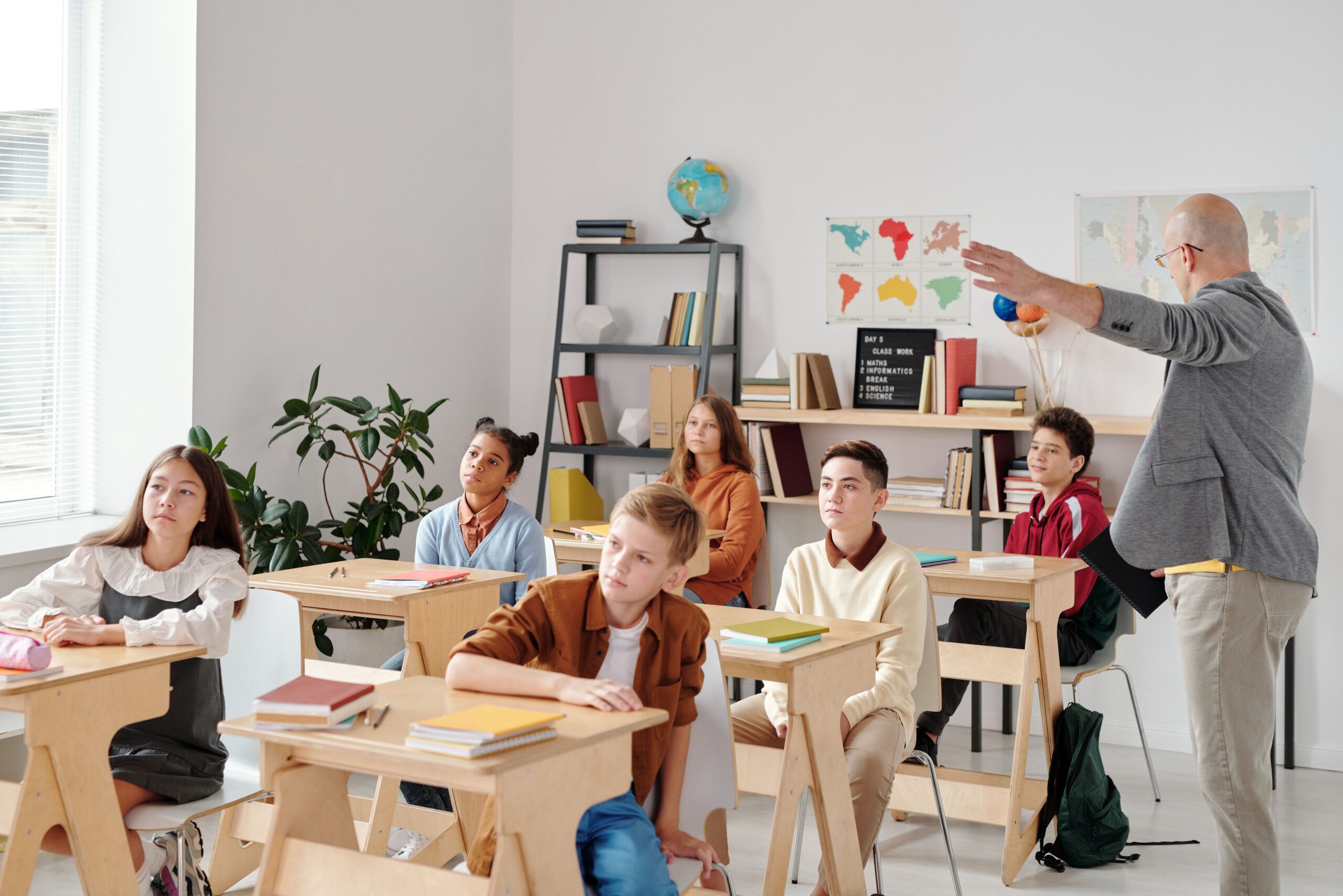 Gestik Lehrer Unterricht